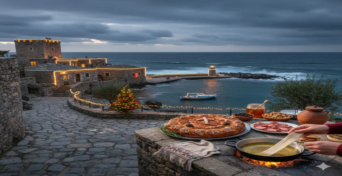 🎄 Η Άγρια Ομορφιά της Γιορτής: Χριστούγεννα στη Μάνη.