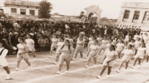 Αρεόπολη 1957. Γυμναστικές επιδείξεις