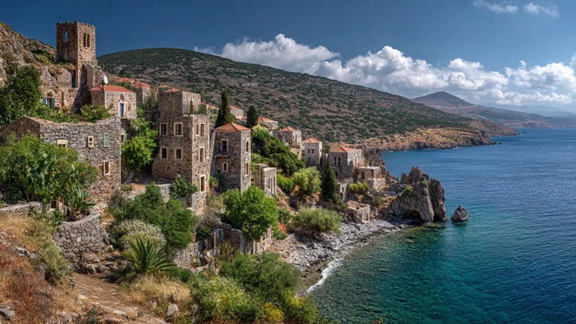 panoramic-169-landscape-of-mani-peloponnese-greece