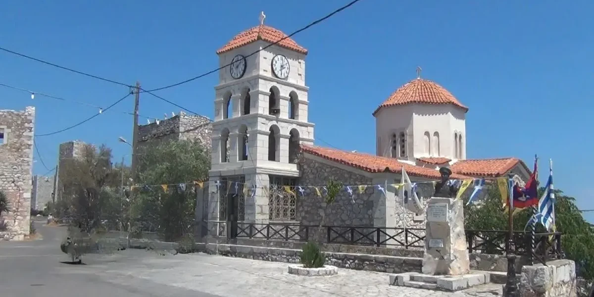 Ο Ιερός Ναός της Κοιμήσεως της Θεοτόκου στη Λάγια Μάνης