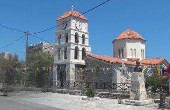 Ο Ιερός Ναός της Κοιμήσεως της Θεοτόκου στη Λάγια Μάνης