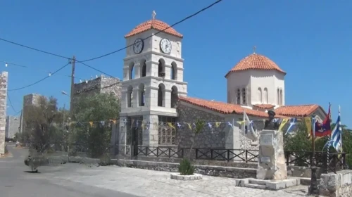 Ο Ιερός Ναός της Κοιμήσεως της Θεοτόκου στη Λάγια Μάνης