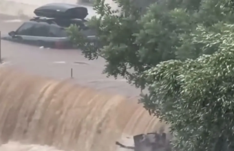 Σφοδρό μπουρίνι στην Μάνη