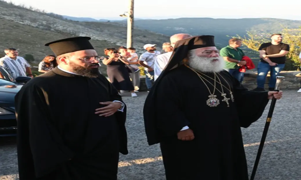 Ο Πατριάρχης Αλεξανδρέιας στη Μάνη